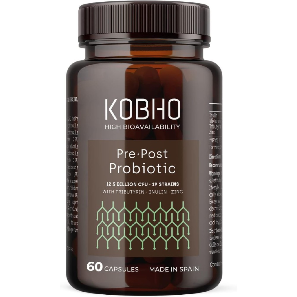 KOBHO LABS PRE POST PROBIOTIC 60 CAPSULAS