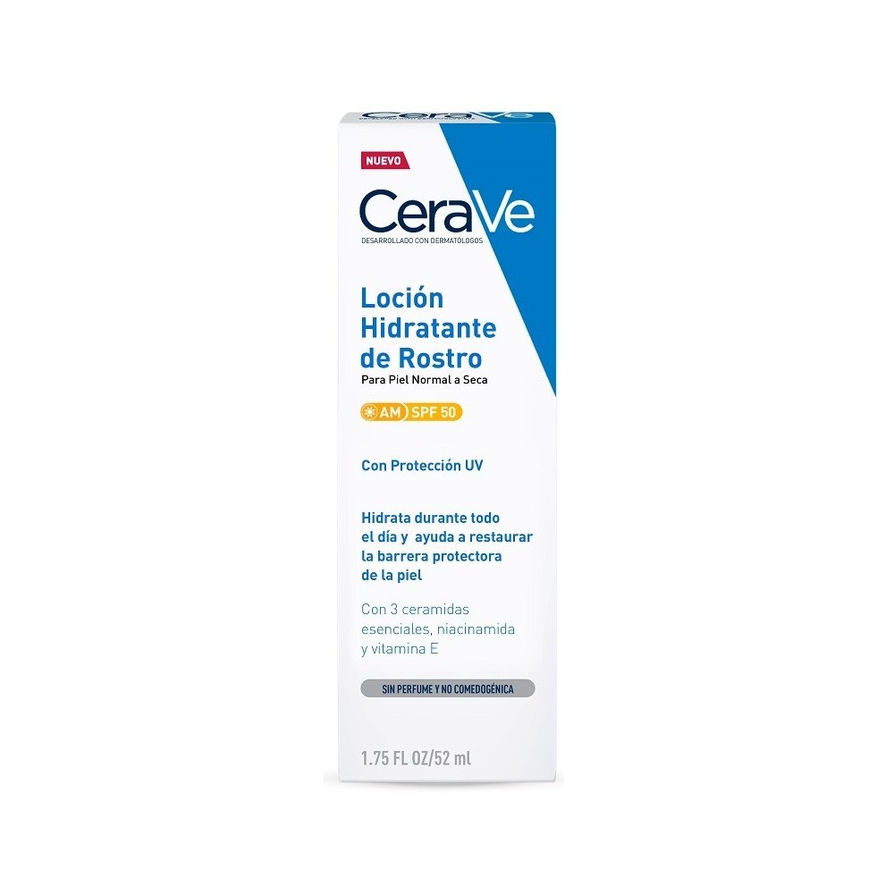 CERAVE LOCION HIDRATANTE DE ROSTRO PIEL NORMAL...