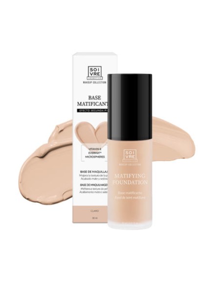 SOIVRE COSMETICS BASE MAQUILLAJE MATIFICANTE 30 ML COLOR CLARO