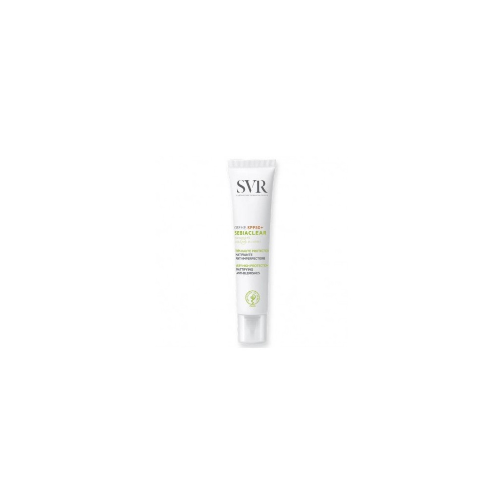 SVR SEBIACLEAR CREMA SPF 50 ANTIIMPERFECCIONES MATIFICANTE ALTA PROTECCION SOLAR 50 ML