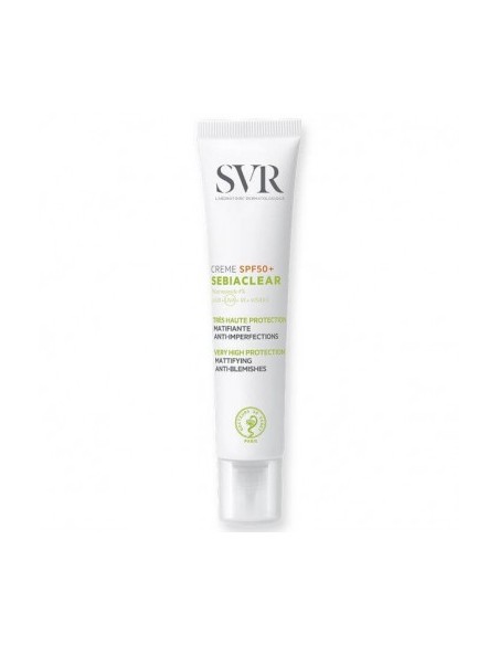 SVR SEBIACLEAR CREMA SPF 50 ANTIIMPERFECCIONES MATIFICANTE ALTA PROTECCION SOLAR 50 ML