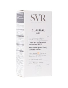 SVR CLAIRIAL DAY 30ML SPF30 COLOR