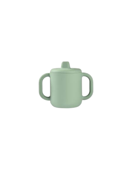 BEABA TAZA SILICONA APRENDIZAJE VERDE