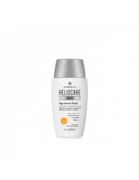 HELIOCARE 360º AGE ACTIVE FLUID PROTECTOR SOLAR PROTEGE REPARA Y CORRIGE 1 ENVASE 50 ML