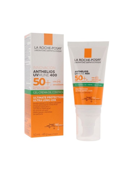 ANTHELIOS XL SPF 50+ GEL CREMA TOQUE SECO  SIN PERFUME 50 ML