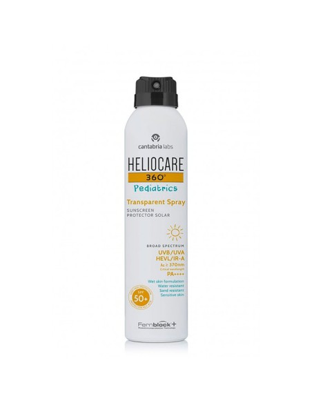 HELIOCARE 360º SPF 50+ PEDIATRICS SPRAY PROTECTOR SOLAR TRANSPARENTE 200 ML
