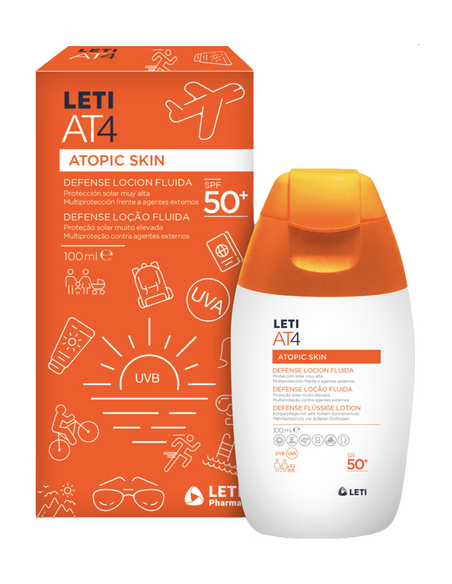 LETIAT4 DEFENSE LOCION FLUIDA SPF 50+ 1 ENVASE 100 ML