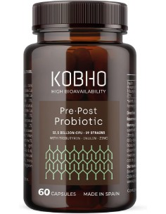 KOBHO LABS PRE POST PROBIOTIC 60 CAPSULAS