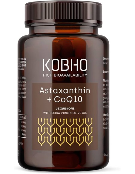KOBHO LABS ASTAXANTHIN + COQ10 60 CAPSULAS