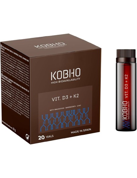 KOBHO VIT D3 + K2 20 VIALES