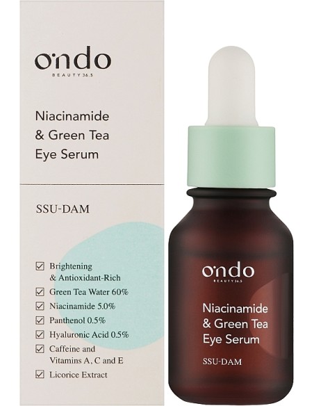 ONDO NIACINAMIDE GREEN TEA EYE SERUM 15ML