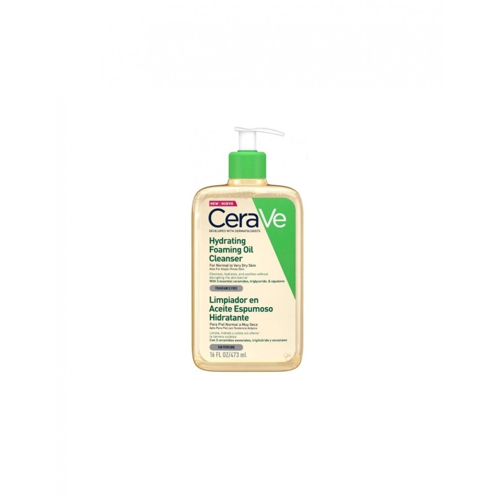 CERAVE LIMPIADOR ACEITE ESPUMOSO HIDRATANTE 1 ENVASE 473 ML