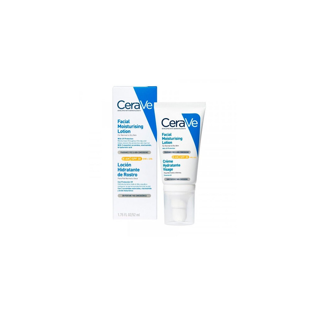 CERAVE LOCION HIDRATANTE DE ROSTRO SPF 30  52 ML