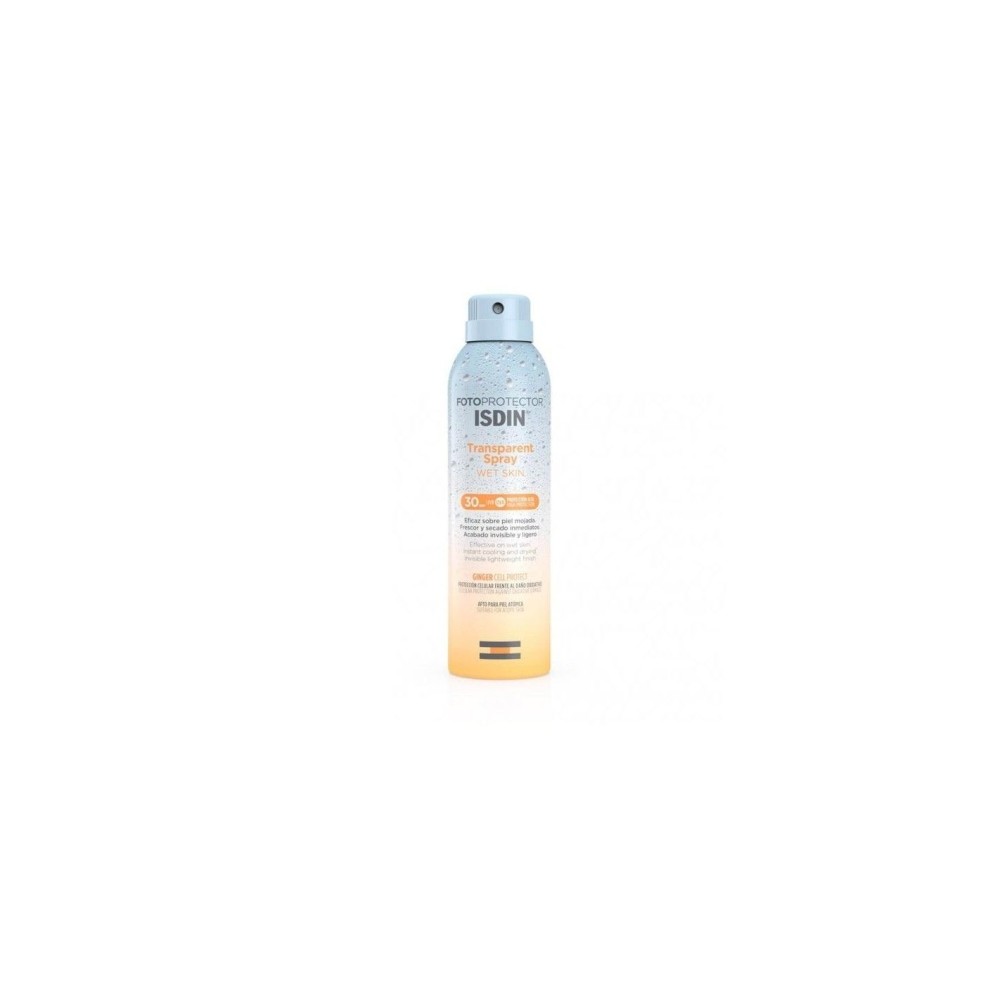 ISDIN FOTOPROTECTOR TRANSPARENT SPRAY WET SKIN SPF 30 1 ENVASE 250 ML