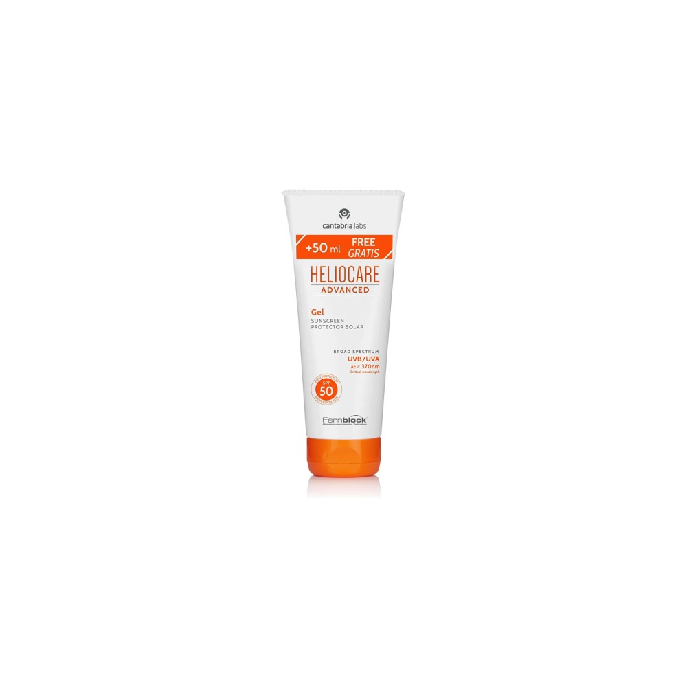 HELIOCARE ADVANCED GEL SPF 50 PROTECTOR SOLAR 200 ML+50ML GRATIS