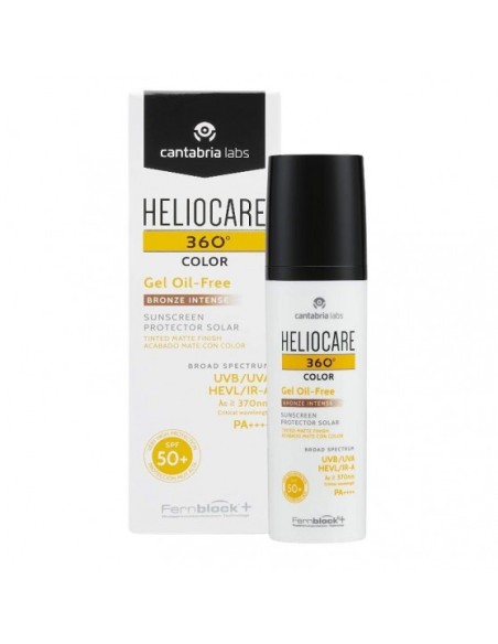 HELIOCARE 360º SPF 50+ COLOR GEL OIL-FREE PROTECTOR SOLAR BRONZE 50 ML