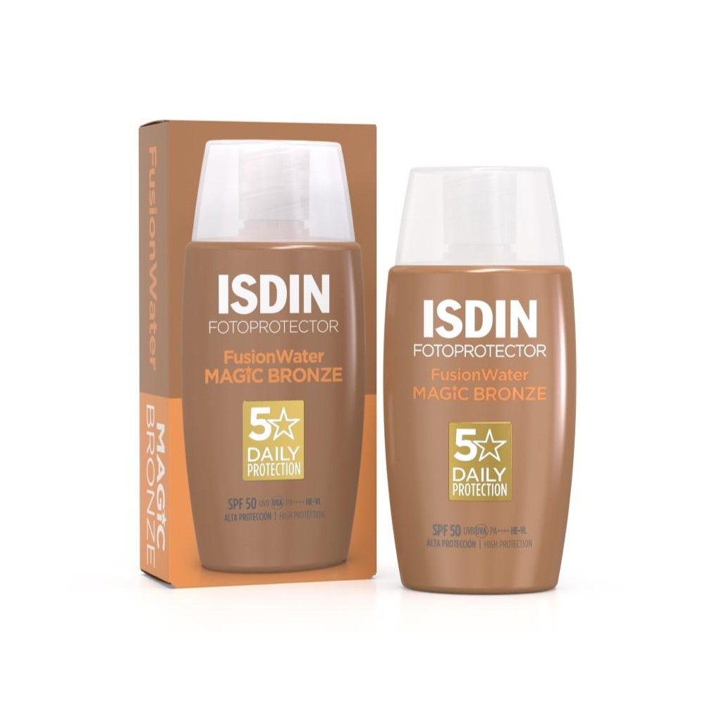 FOTOPROTECTOR ISDIN SPF 50 FUSION WATER COLOR  50 ML BRONZE