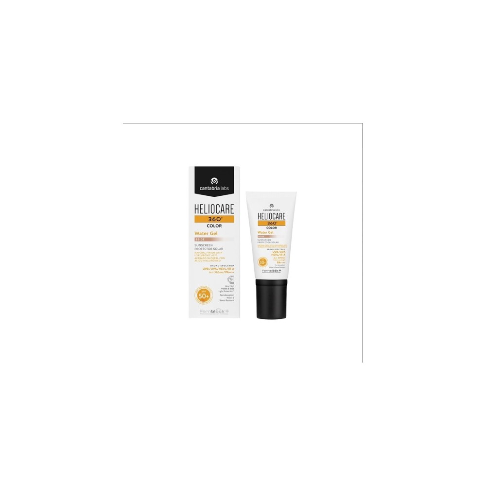 HELIOCARE 360º COLOR WATER GEL PROTECTOR SOLAR SPF 50+ 1 ENVASE 50 ML COLOR BEIGE