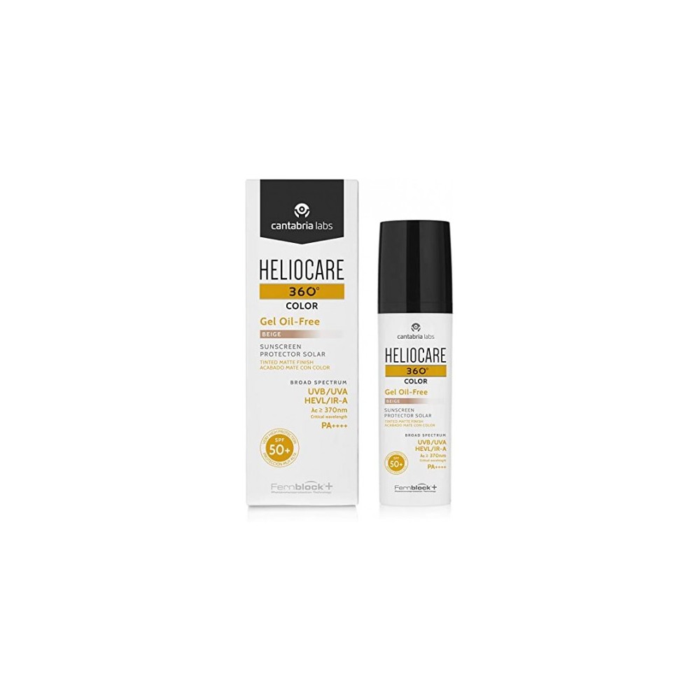 HELIOCARE 360º SPF 50+ COLOR GEL OIL-FREE PROTECTOR SOLAR BEIGE 50 ML