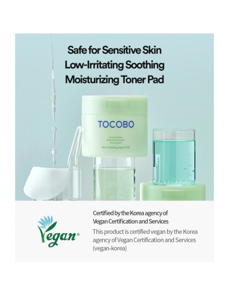 TOCOBO CICA COMPLEX CALMING AQUA PAD 60PADS 160ML