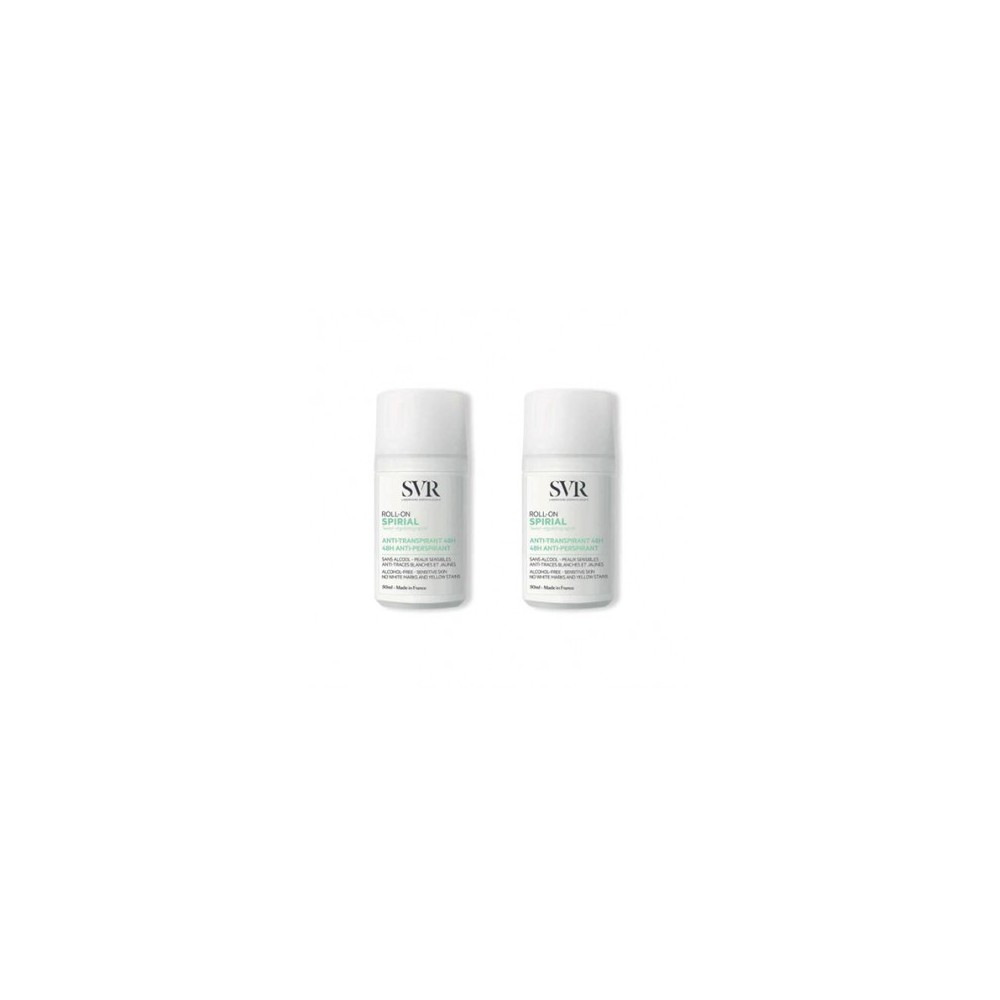 SVR ROLL ON SPIRIAL 48H ANTI-TRANSPIRANTE DESODORANTE 50ML DUO