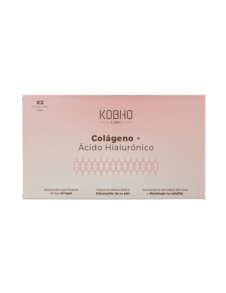 DUPLO COLAGENO+ACIDO HIALURONICO KOBHO 2 CAJAS 20 VIALES