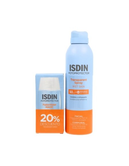 PACK FUSION WATER + SPRAY TRANSP 250ML