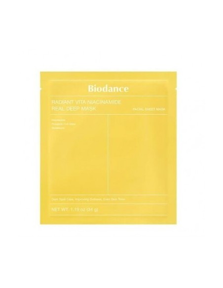 BIODANCE RADIAN VITA NIANCINAMIDE REAL DEEP MASK