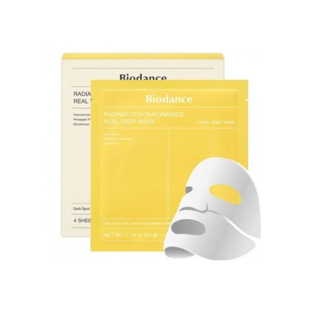 BIODANCE RADIAN VITA NIANCINAMIDE REAL DEEP MASK