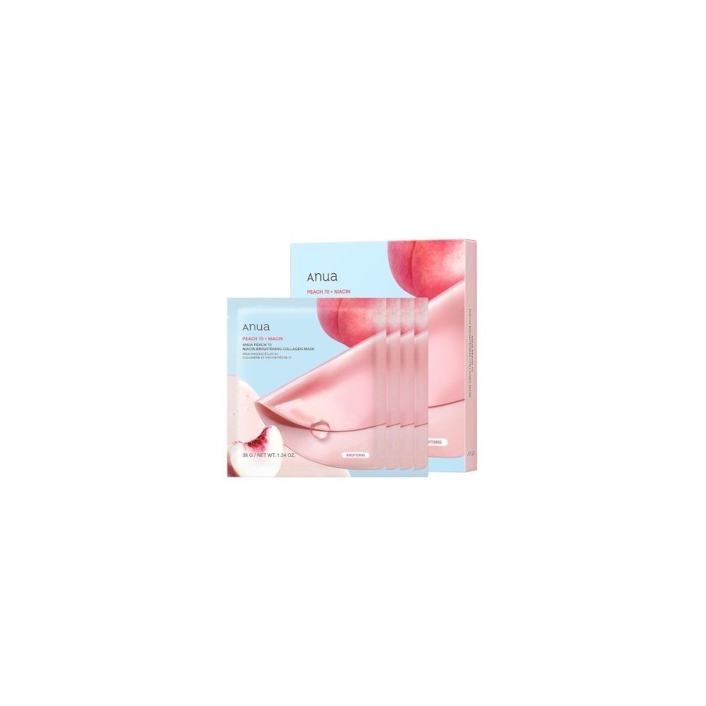ANUA MASCARILLA PEACH 70 NIACIN 38GR LUMINOSIDAD GLOW