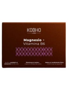 DUPLO MAGNESIO + VITAMINA B6 KOBHO 2 CAJAS 20 VIALES
