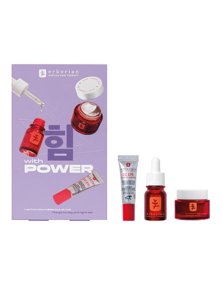 ERBORIAN WITH POWER CC EYE CLAIR 3ML SKIN THERAPY EYE 15ML SKIN THERAPY HUILE 10ML