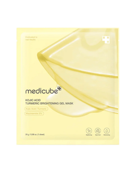 MEDICUBE MASK KOJIC TURMERIC NIACINAMIDA BRIGHTENING GEL 28GR
