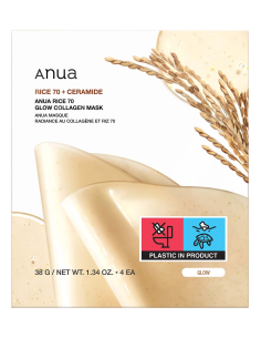 ANUA MASK RICE 70 CERAMIDE GLOW COLLAGEN MASK 38GR