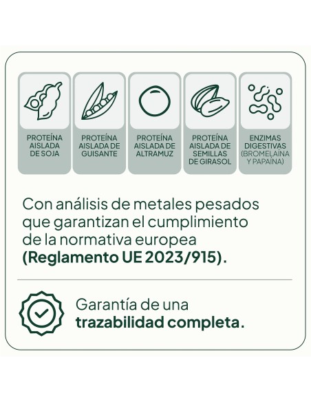 IVB PROTEINA VEGANA SIN AZUCAR 20TOMAS CON ENZIMAS Y SIN GLUTEN