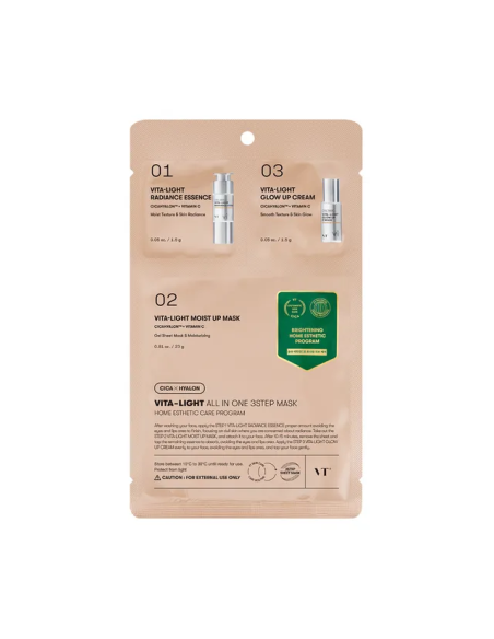 VITA LIGHT 3 STEP MASCARILLA UN USO MASK VITAMINA C