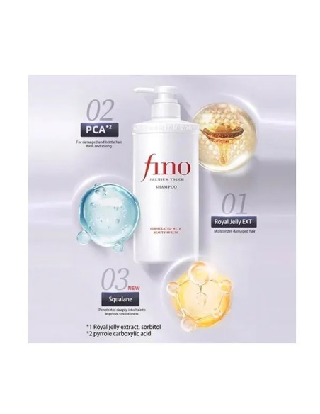 FINO CHAMPU PREMIUM TOUCH 550ML CON SERUM