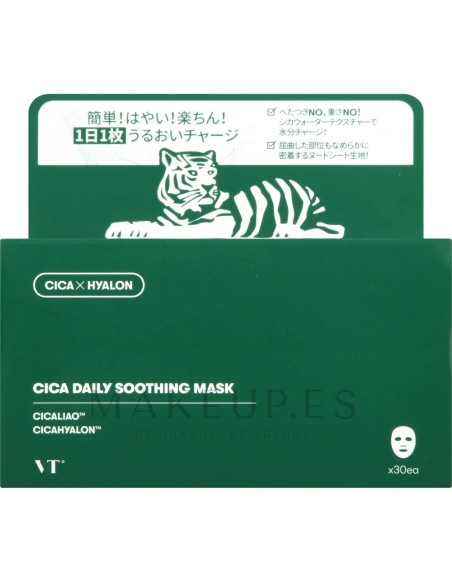 VT CICA DAILY SOOTHING MASK 30 MASCARILLAS