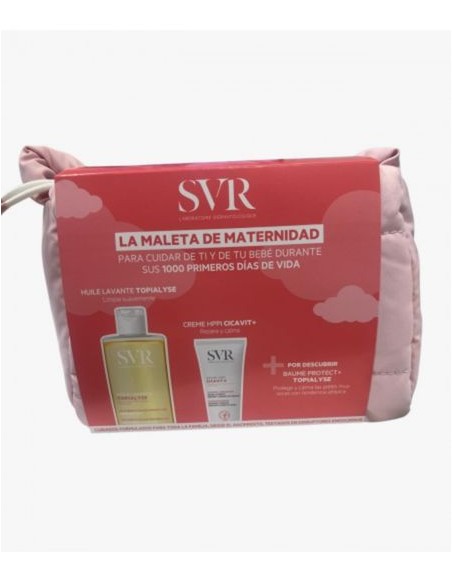 SVR MALETA DE MATERNIDAD TOPIALYSE ACEIT.LAVANTE 400ML+CICAVIT CREMA 40ML+MUESTRA TOPIALYSE PROTECT