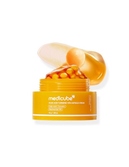 MEDICUBE KOJIC TURMERIC VITA CAPSULE CREAM CON NIACINAMIDA