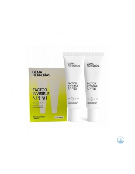 GH FACTOR INVISBLE SPF50 1+1 DE REGALO 45ML