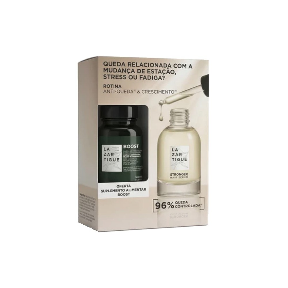 LAZARTIGUE PACK STRONGER SERUM + BOOST DE UN MES
