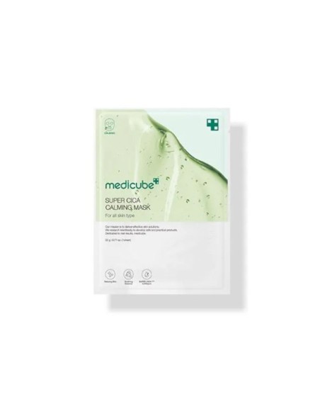 MEDICUBE MASCARILLA SUPERCICA CALMING MASK CON ARGININA PANTHENOL Y TEA TREE