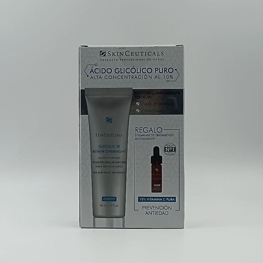 SKINCEUTICALS GLYCOLIC 10 RENEW OVERNIGHT 1 ENVASE 50 ML