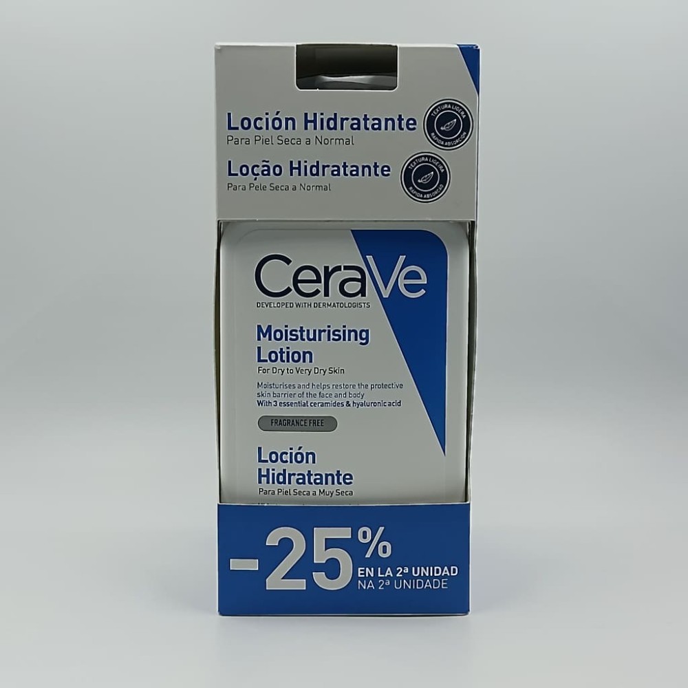 LOCION HIDRATANTE 473ML DUPLO CERAVE