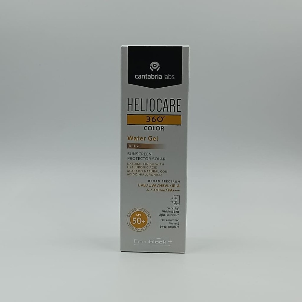 HELIOCARE 360º COLOR WATER GEL PROTECTOR SOLAR SPF 50+ 1 ENVASE 50 ML COLOR BEIGE