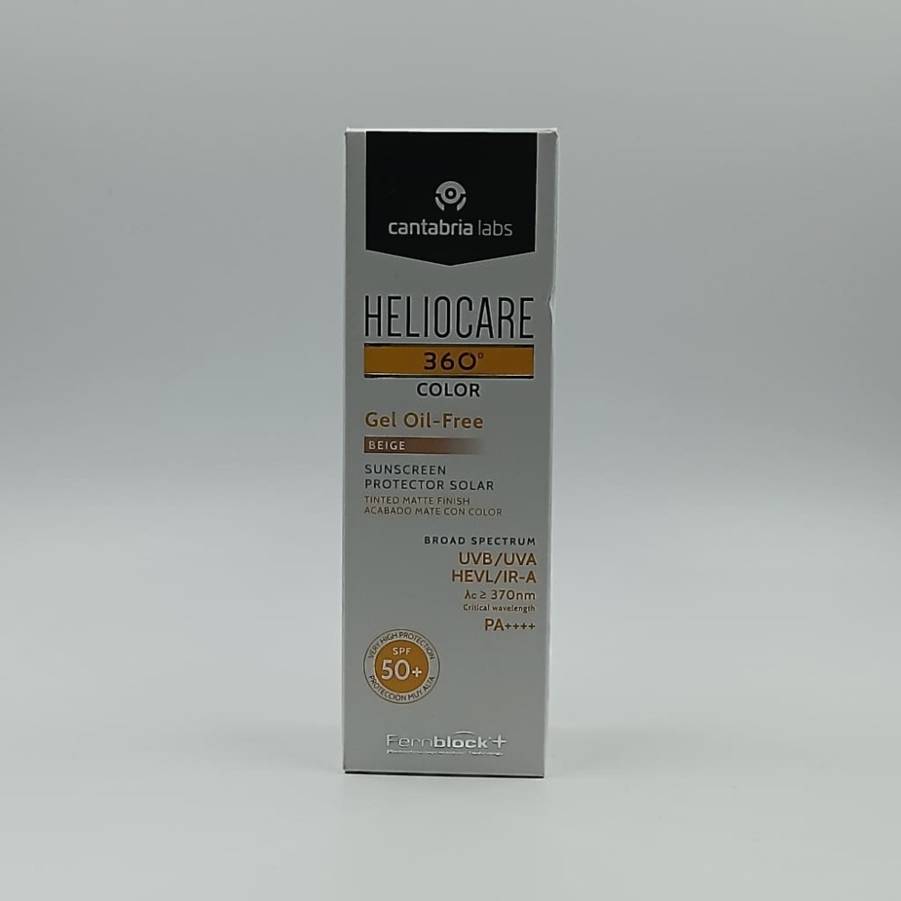 HELIOCARE 360º SPF 50+ COLOR GEL OIL-FREE PROTECTOR SOLAR BEIGE 50 ML