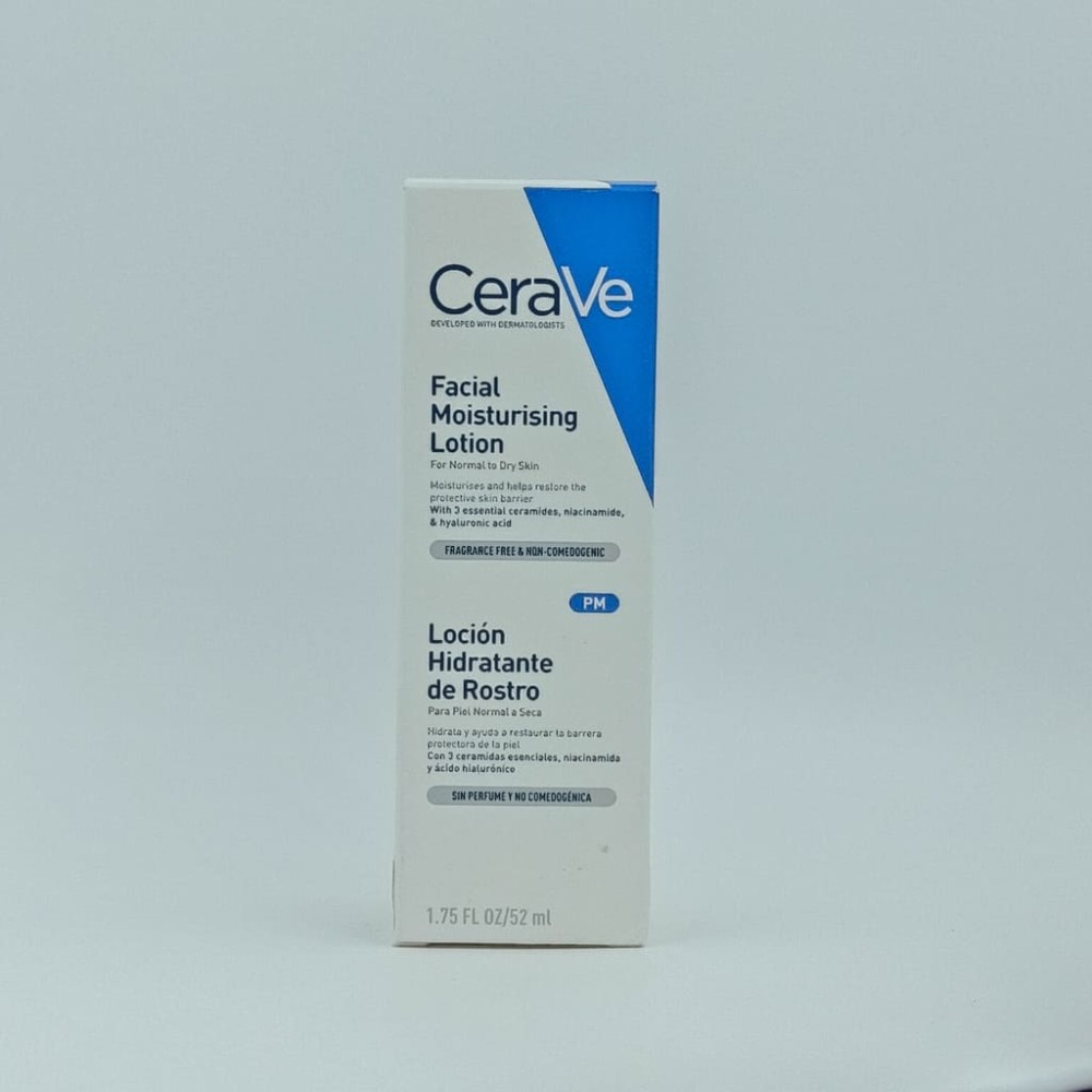 CERAVE LOCION HIDRATANTE DE ROSTRO PIEL NORMAL  52 ML