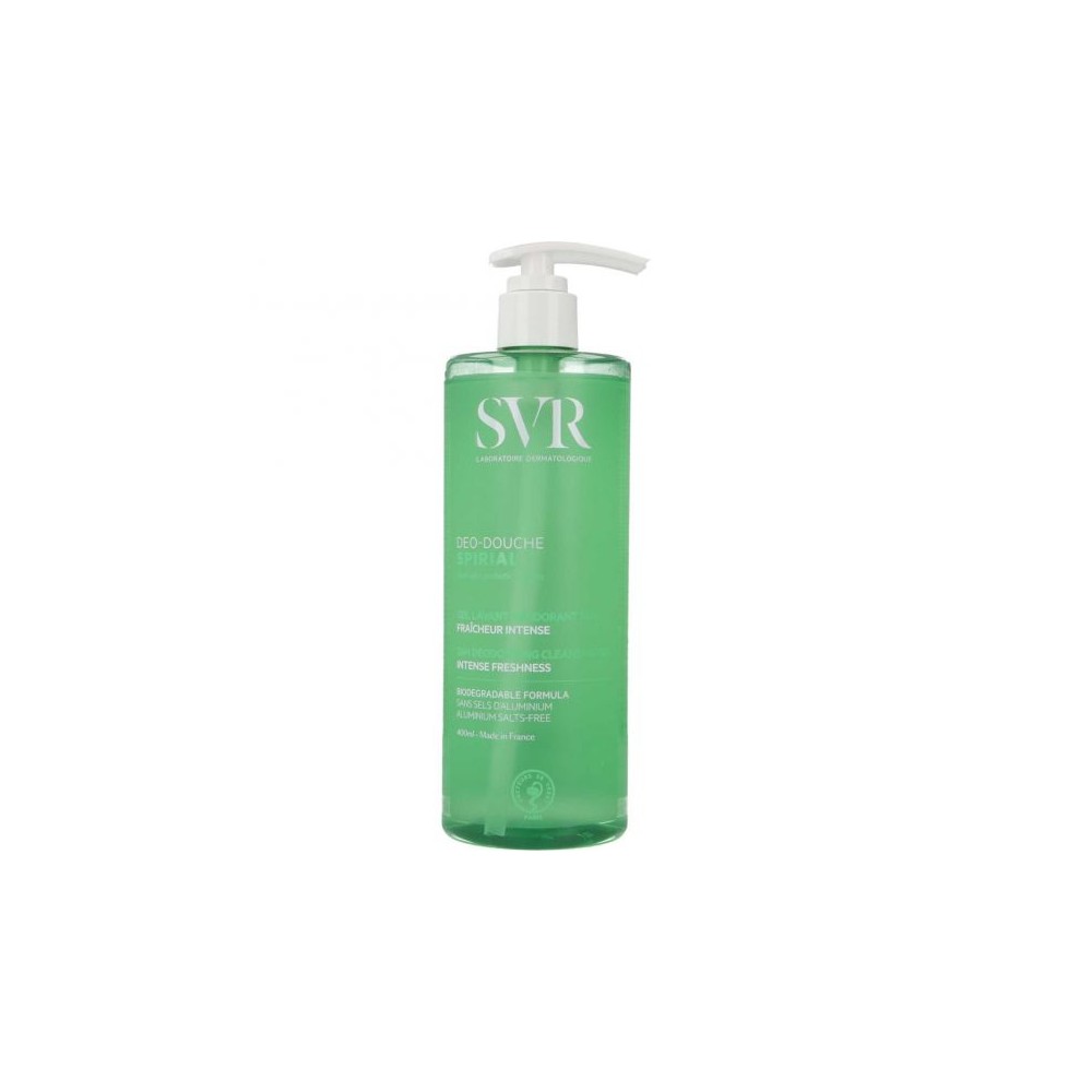 SVR SPIRIAL DÉO-DOUCHE -  GEL DUCHA DESODORANTE 400ML.