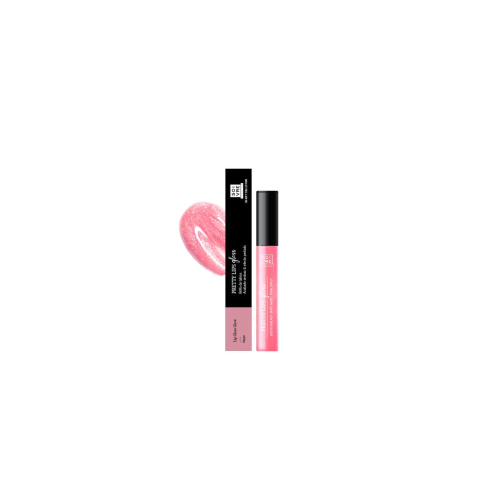 SOIVRE COSMETICS PRETTY LIPS GLOSS 5 ML COLOR ROSA SUAVE